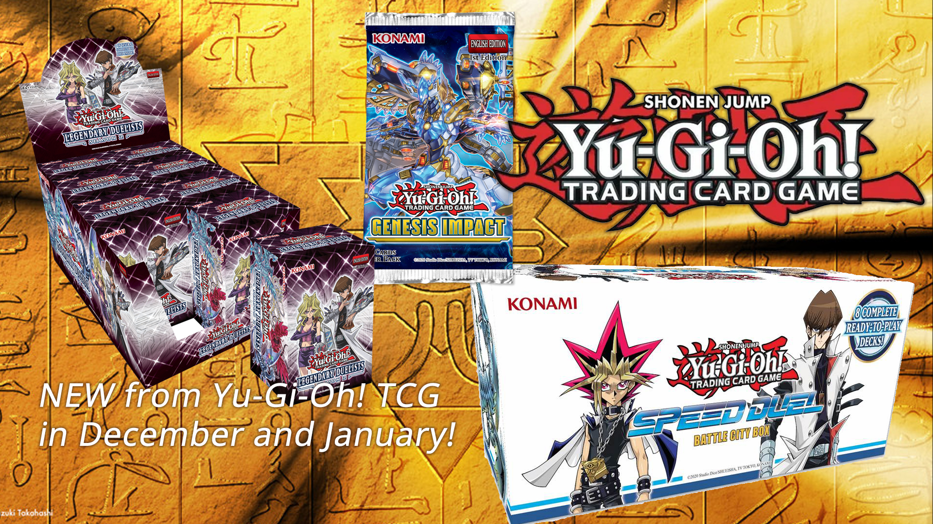 NEW from YuGiOh! TCG in December and January! YuGiOh! World