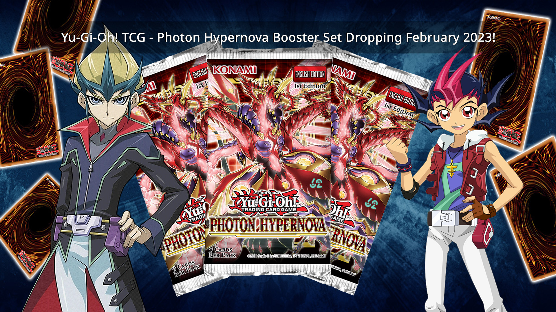 TCG Photon Hypernova Booster Set Dropping February 2023 YuGiOh! World